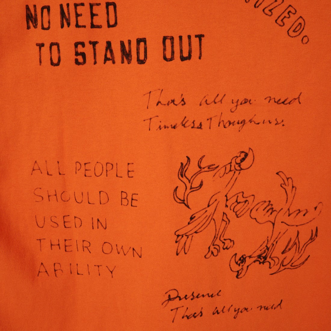 ARMY TWILL SANFORIZED [アーミーツイル サンフォライズド] ハーフスリーブプリントTシャツ [AM-2613012] ORANGE