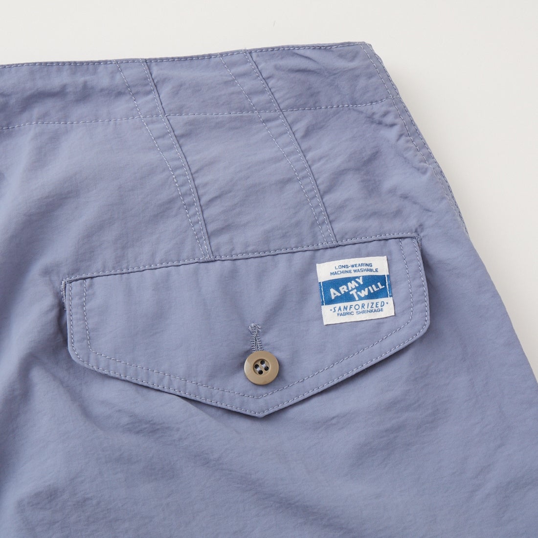 ARMY TWILL SANFORIZED [アーミーツイル サンフォライズド] ナイロンオックスカーゴショーツ [AM-2615006] BLUE