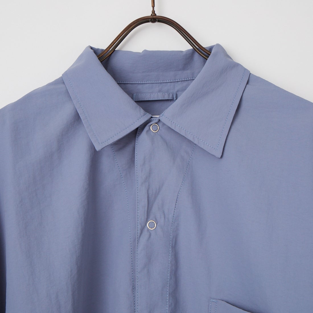 ARMY TWILL SANFORIZED [アーミーツイル サンフォライズド] ナイロンオックスメッシュシャツ [AM-2617006] BLUE