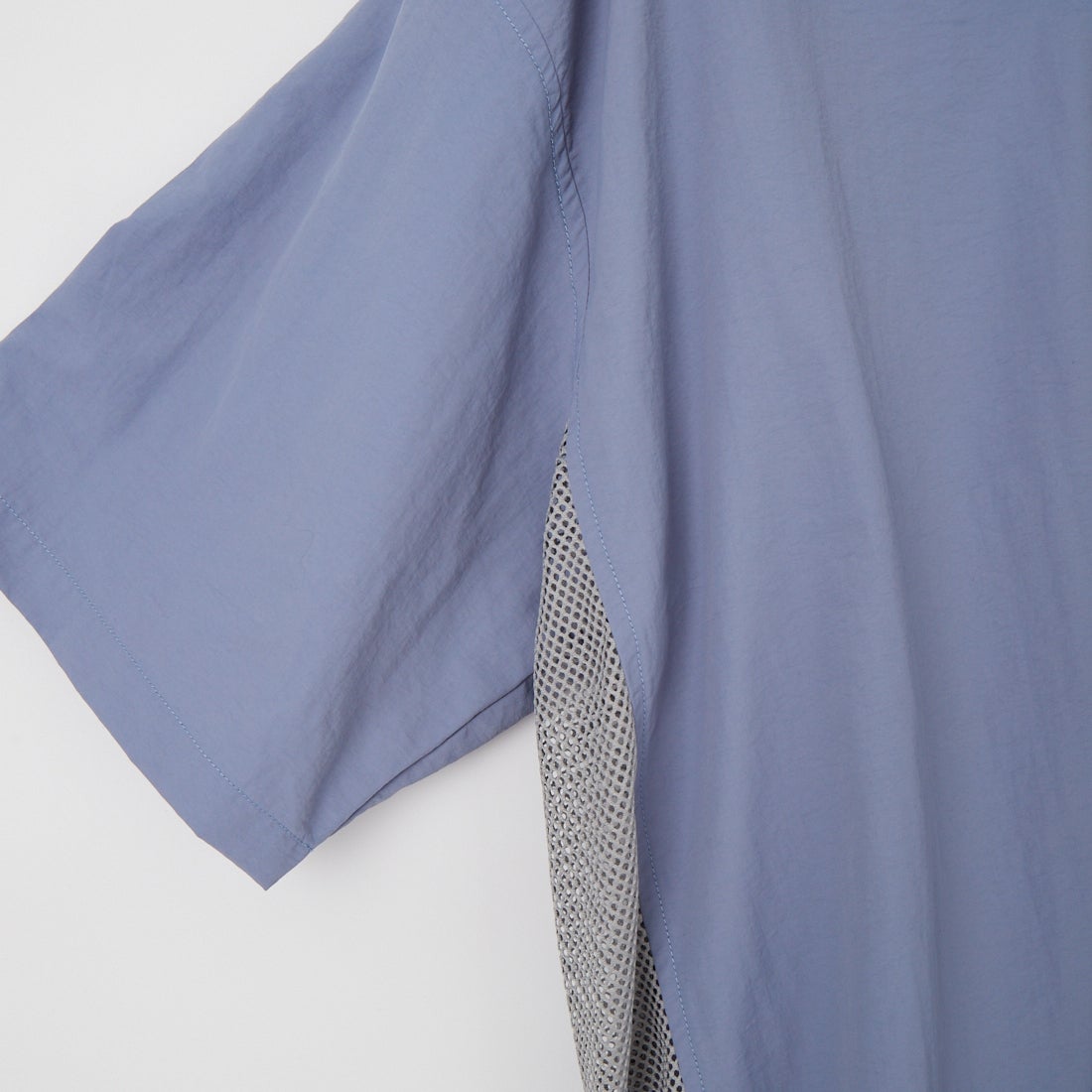 ARMY TWILL SANFORIZED [アーミーツイル サンフォライズド] ナイロンオックスメッシュシャツ [AM-2617006] BLUE