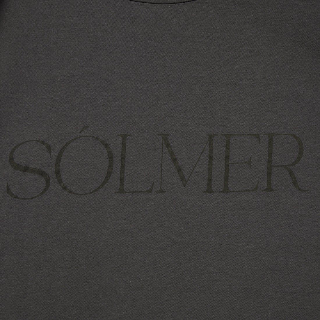 MICA&DEAL [マイカアンドディール] SOLMER プリントフレアTシャツ [0126209135] CHARCOAL