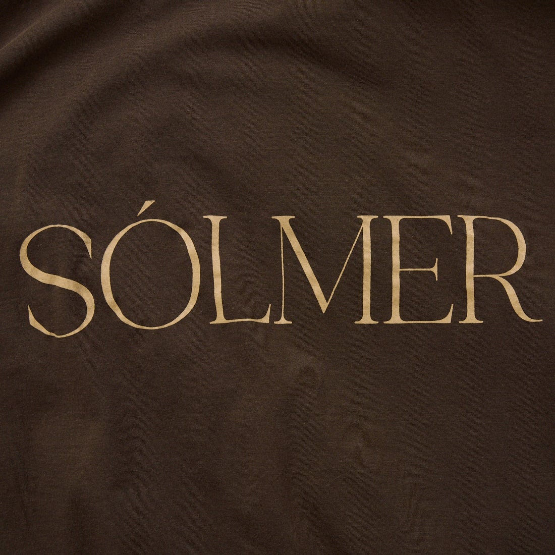 MICA&DEAL [マイカアンドディール] SOLMER プリントフレアTシャツ [0126209135] BROWN