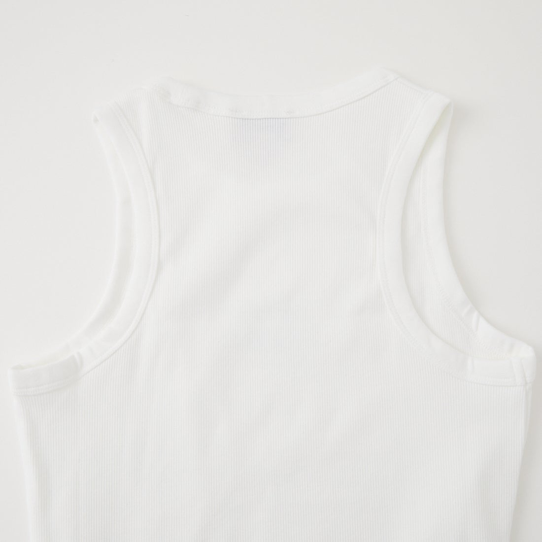 Calvin Klein [カルバンクライン] 2×2リブ ロゴクルーネックタンクトップ [47F239G] YAF