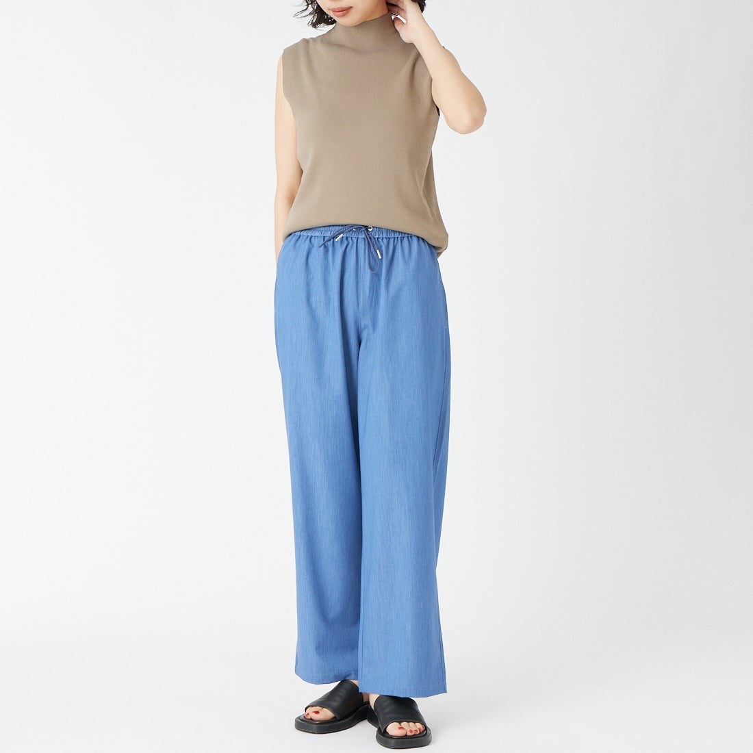 Jeans Factory Clothes [ジーンズファクトリークローズ] イージーワイドデニムパンツ [IN26-PT-6] ﾕｰｽﾞﾄﾞ &&モデル身長：162cm 着用サイズ：36&&