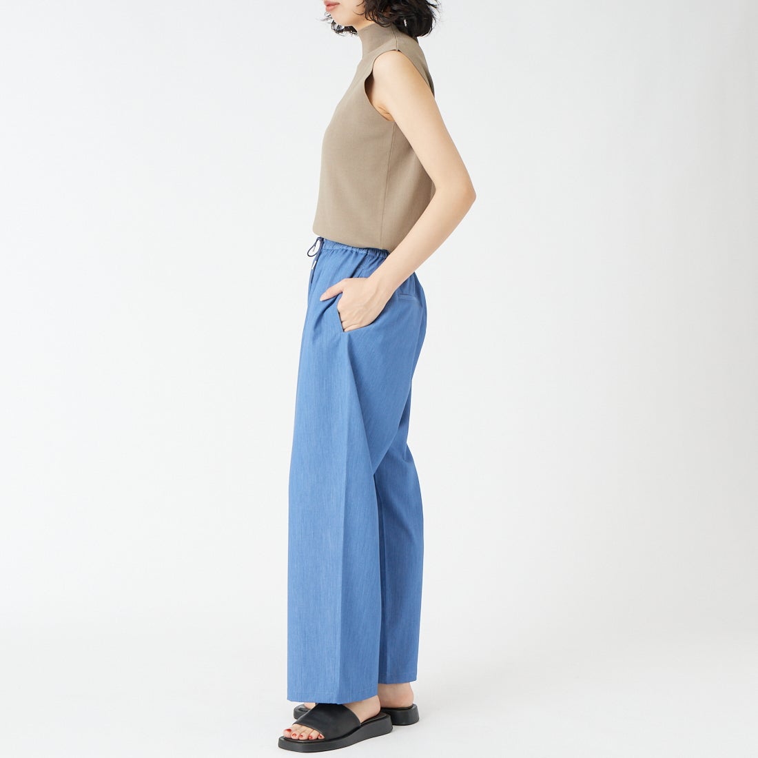 Jeans Factory Clothes [ジーンズファクトリークローズ] イージーワイドデニムパンツ [IN26-PT-6] ﾕｰｽﾞﾄﾞ &&モデル身長：162cm 着用サイズ：36&&