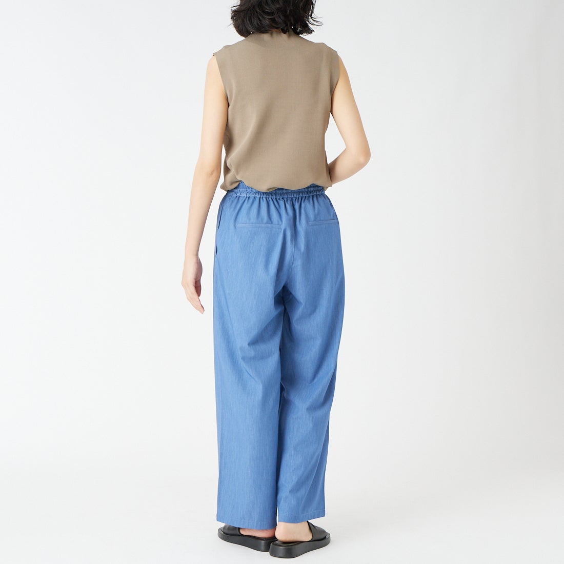 Jeans Factory Clothes [ジーンズファクトリークローズ] イージーワイドデニムパンツ [IN26-PT-6] ﾕｰｽﾞﾄﾞ &&モデル身長：162cm 着用サイズ：36&&