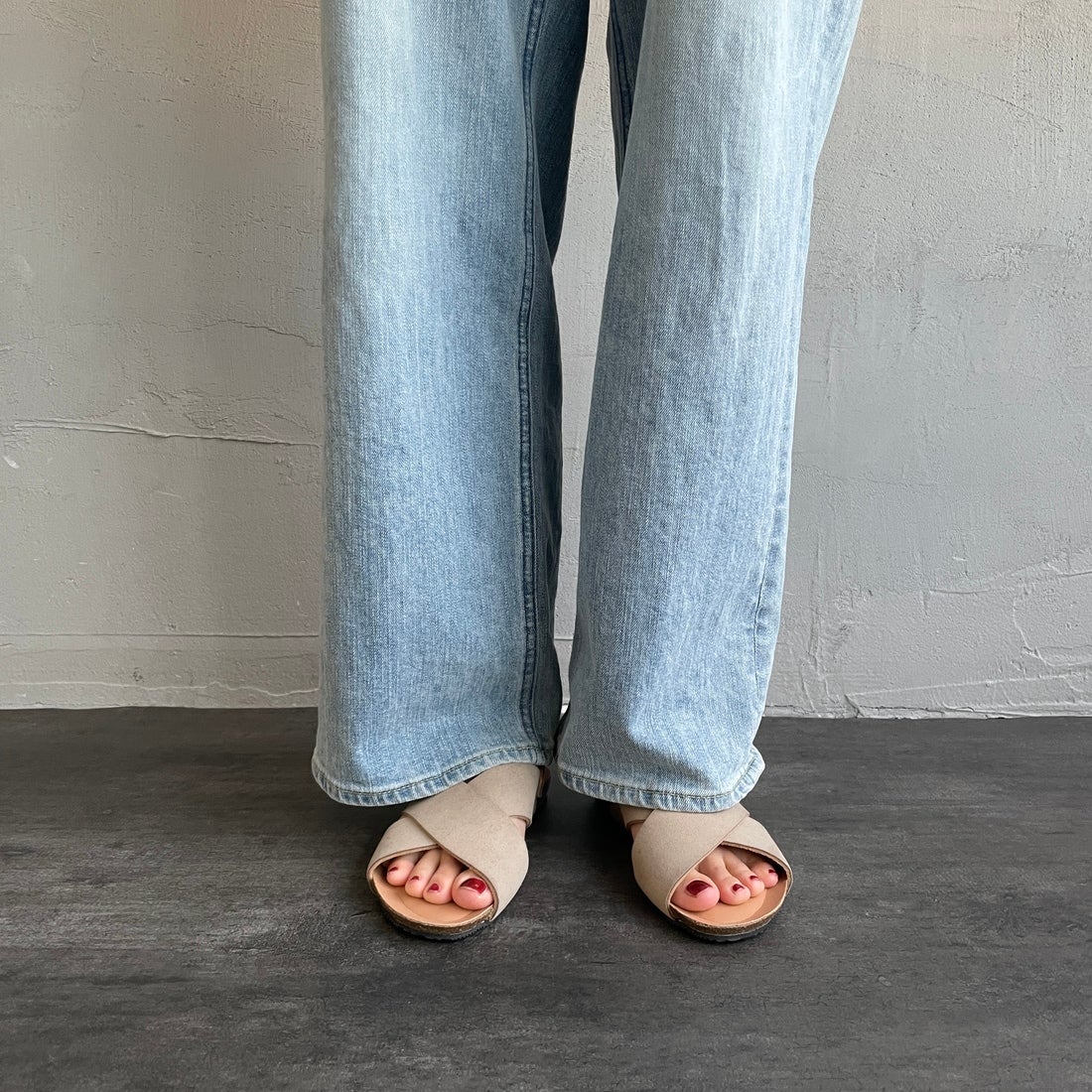 PLAKTON [プラクトン] 別注 バックベルトサンダル [716267-MC-JF] BEIGE