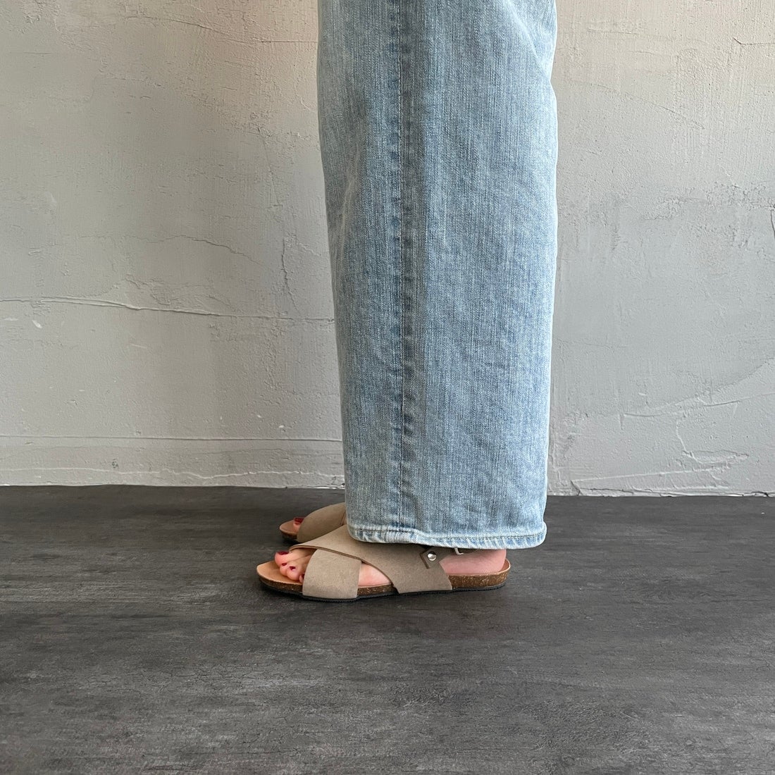 PLAKTON [プラクトン] 別注 バックベルトサンダル [716267-MC-JF] BEIGE