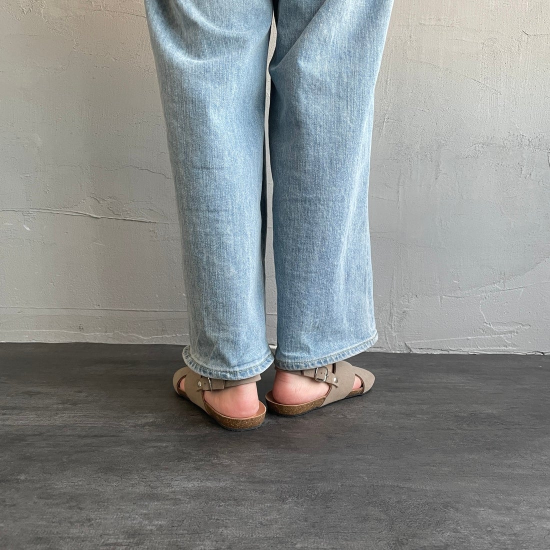 PLAKTON [プラクトン] 別注 バックベルトサンダル [716267-MC-JF] BEIGE