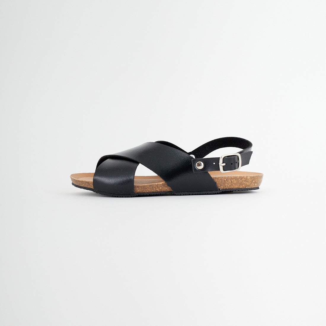 PLAKTON [プラクトン] 別注 バックベルトサンダル [716267-MC-JF] BLACK