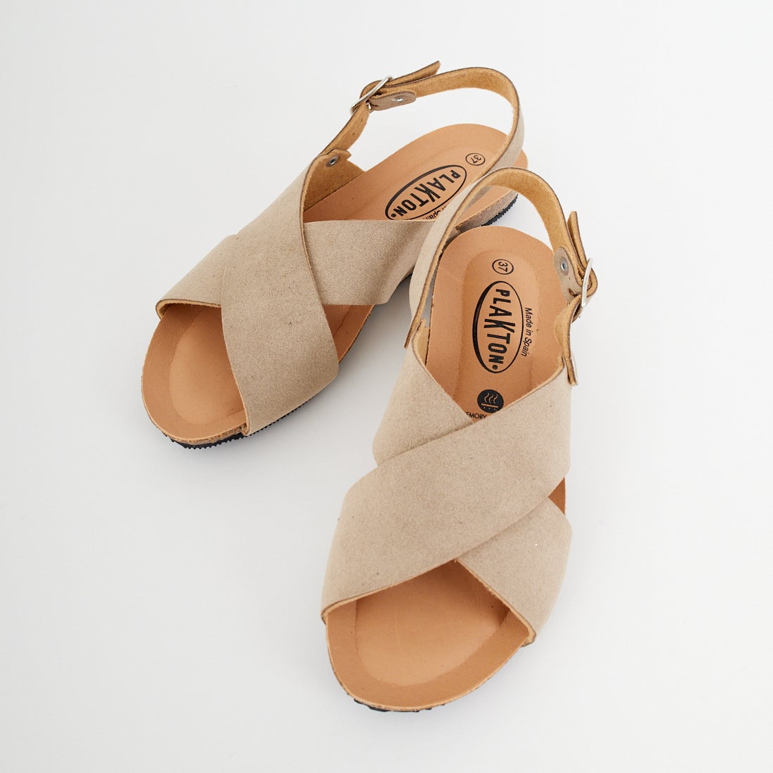 PLAKTON [プラクトン] 別注 バックベルトサンダル [716267-MC-JF] BEIGE