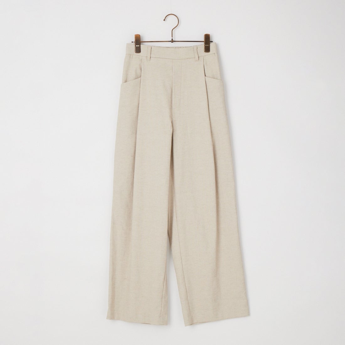 Jeans Factory Clothes [ジーンズファクトリークローズ] シェルタリングドライイージーワイドパンツ [21268056] 033 ﾍﾞｰｼﾞｭ