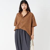 219 BROWN&&モデル身長：162cm 着用サイズ：F&&