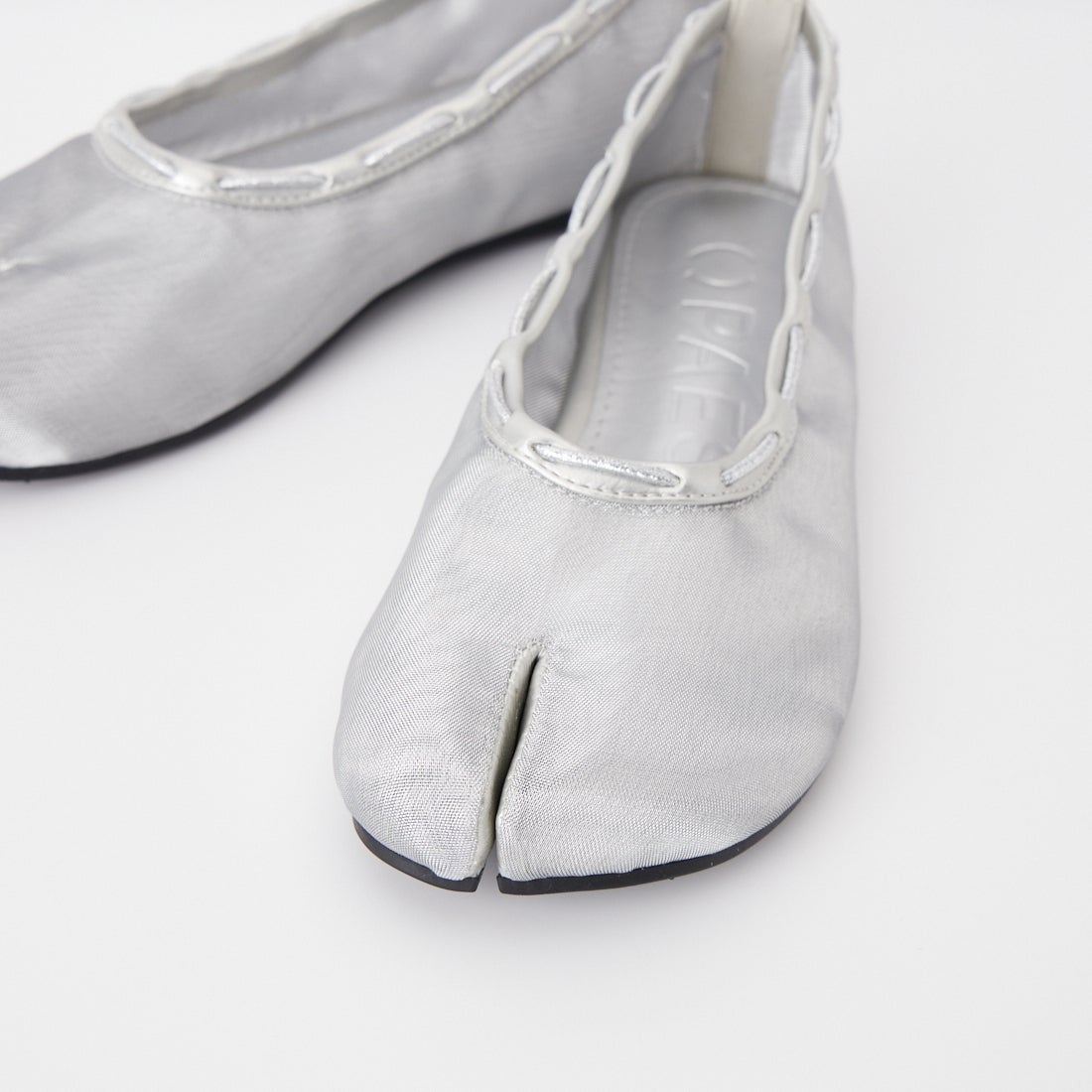 PAES [ペイズ] メッシュエア ストリングフラットシューズ [MESH-AIR-STRING-FLAT] SILVER