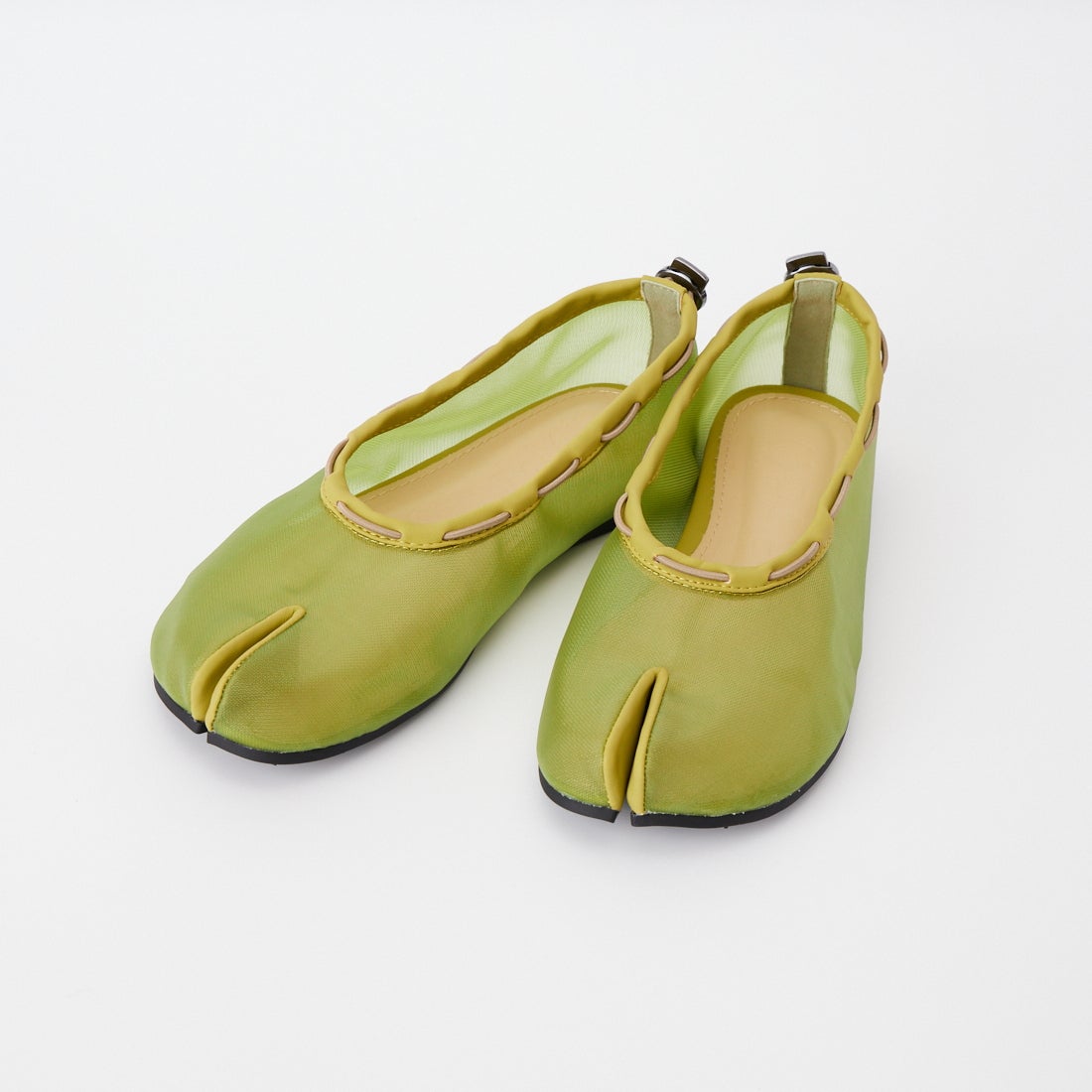 PAES [ペイズ] メッシュエア ストリングフラットシューズ [MESH-AIR-STRING-FLAT] LIME