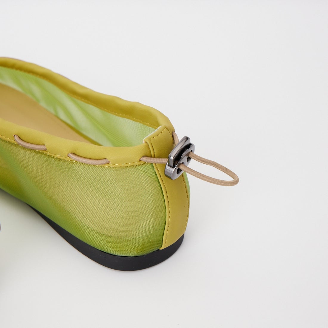 PAES [ペイズ] メッシュエア ストリングフラットシューズ [MESH-AIR-STRING-FLAT] LIME