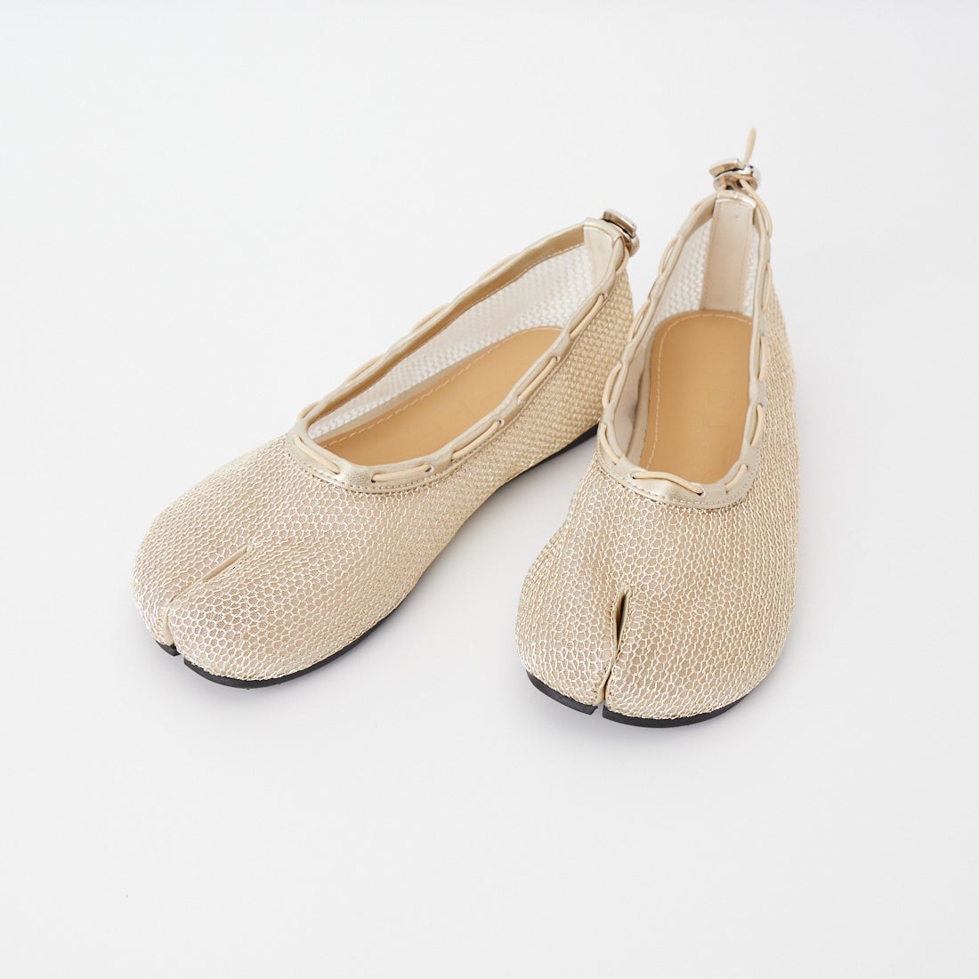 PAES [ペイズ] メッシュエア ストリングフラットシューズ [MESH-AIR-STRING-FLAT] GOLD