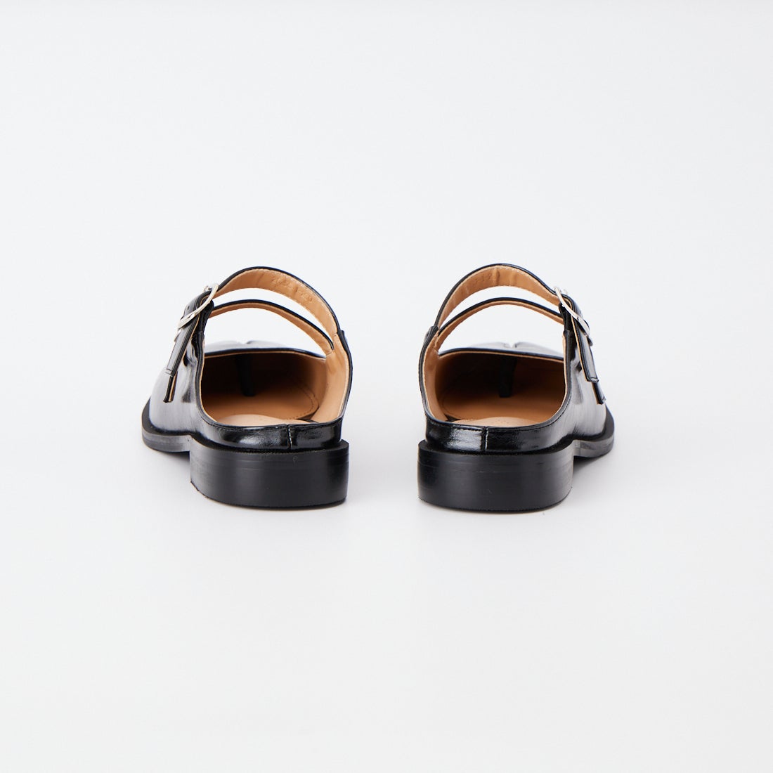PAES [ペイズ] ダブルバックルミュール [DOUBLE-BUCKLE-MULE] BLACK