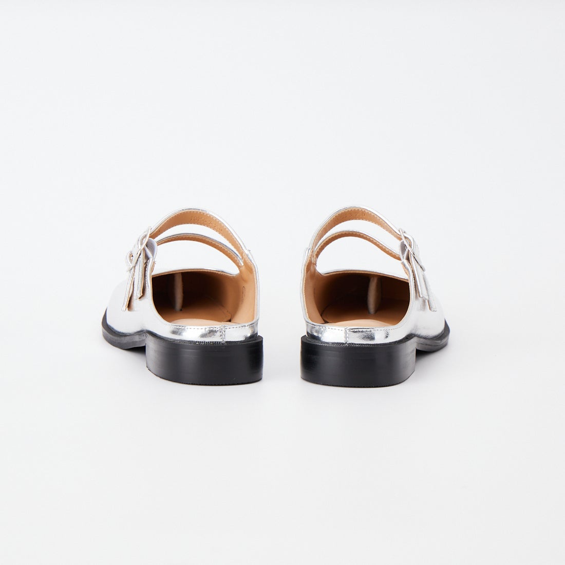 PAES [ペイズ] ダブルバックルミュール [DOUBLE-BUCKLE-MULE] SILVER