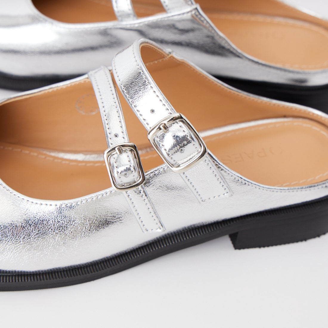 PAES [ペイズ] ダブルバックルミュール [DOUBLE-BUCKLE-MULE] SILVER