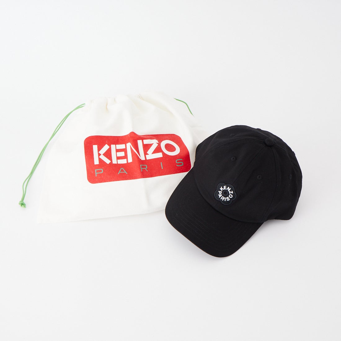 KENZO [ケンゾー] Boke Flower 2.0 刺繍コットンキャップ [FG58AC421F41] 99 BLACK