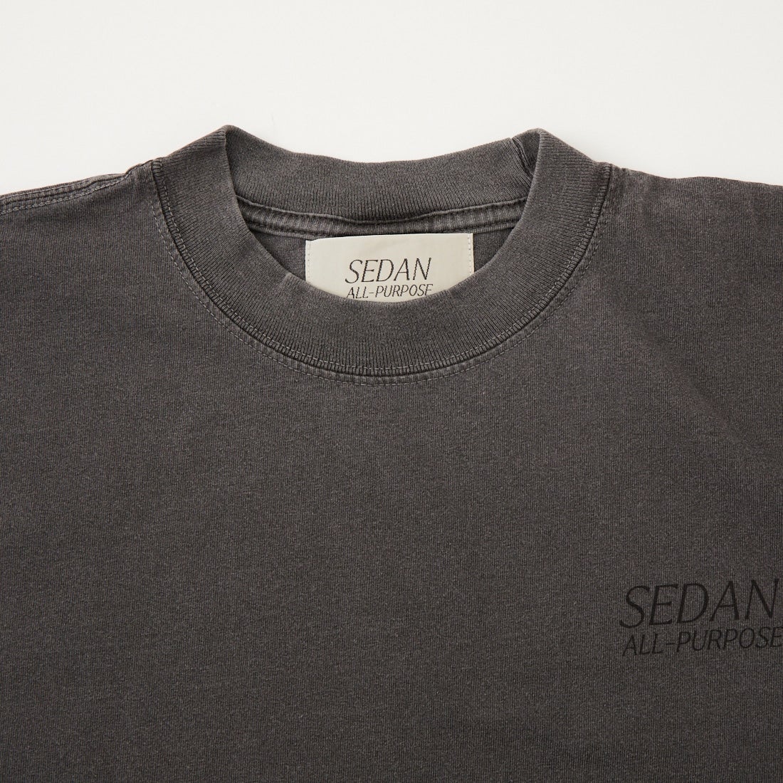 SEDAN ALL-PURPOSE [セダン オールパーパス] ガーメントダイショートスリーブTシャツ [SD26S-CT13] CHARCOAL