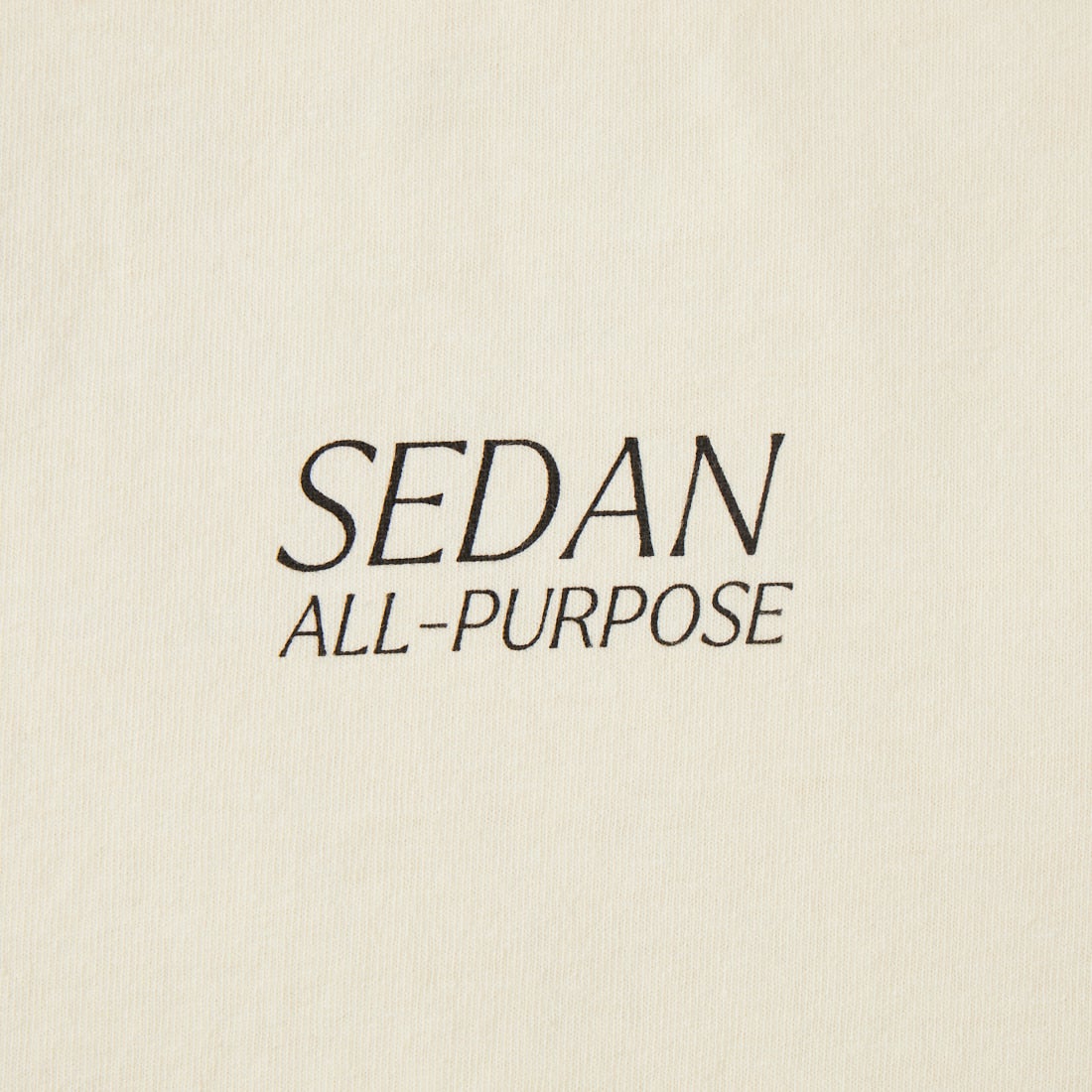 SEDAN ALL-PURPOSE [セダン オールパーパス] ガーメントダイショートスリーブTシャツ [SD26S-CT13] ECRU