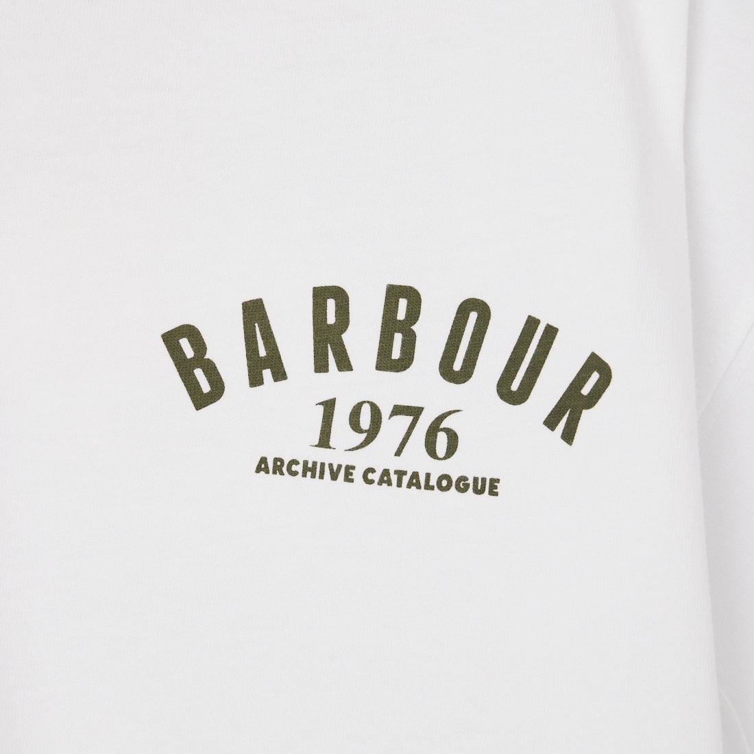 Barbour [バブアー] 1976 グラフィック オーバーサイズTシャツ [MTS1577] WH11