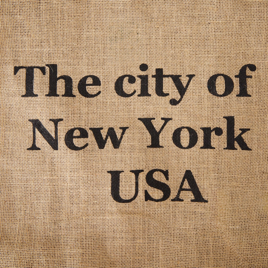 MAISON BENGAL [メイゾン・ベンガル] ジュートプリントエコトートバッグ [SP-160589] CITY OF NY