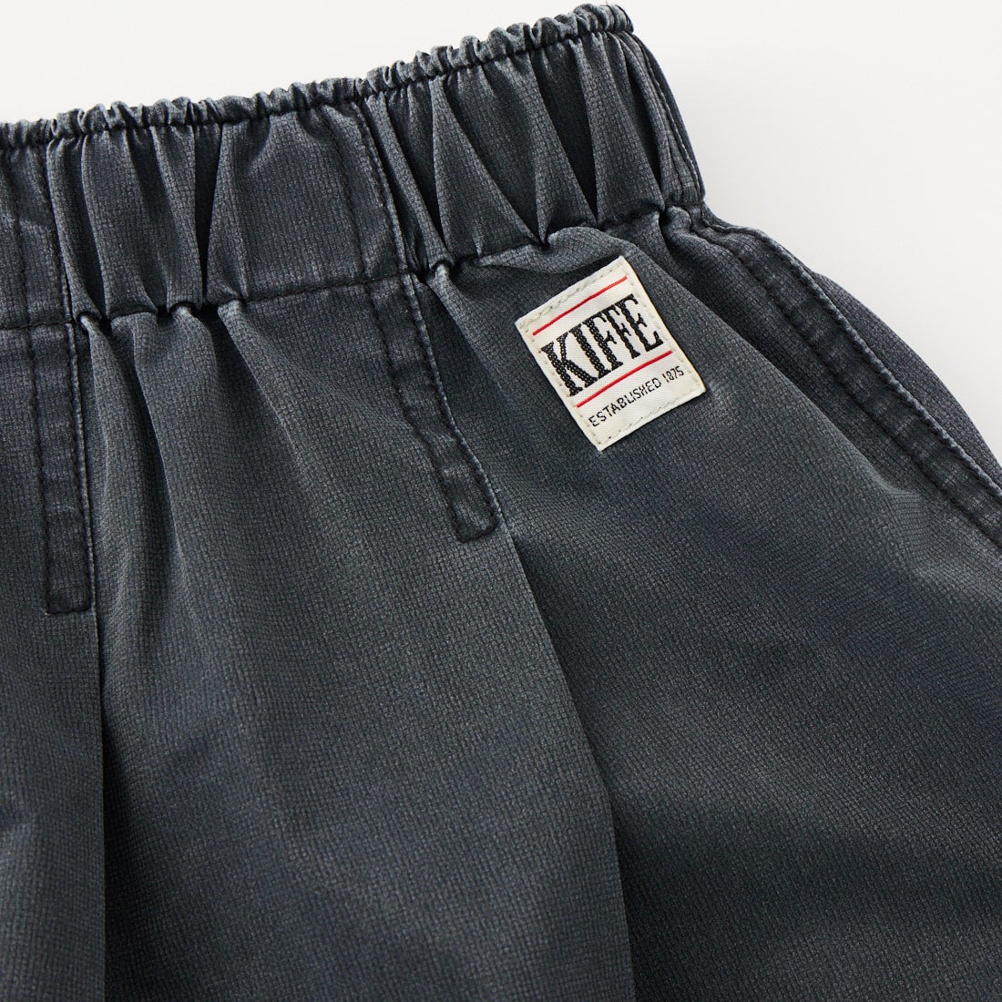 KIFFE [キッフェ] ギャザーワイドパンツ [KF261PD00062] 09 BLACK