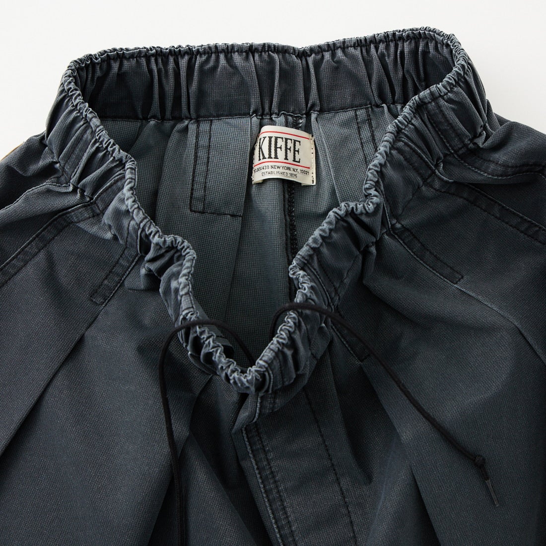 KIFFE [キッフェ] ギャザーワイドパンツ [KF261PD00062] 09 BLACK