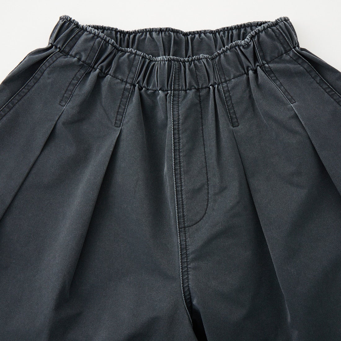 KIFFE [キッフェ] ギャザーワイドパンツ [KF261PD00062] 09 BLACK
