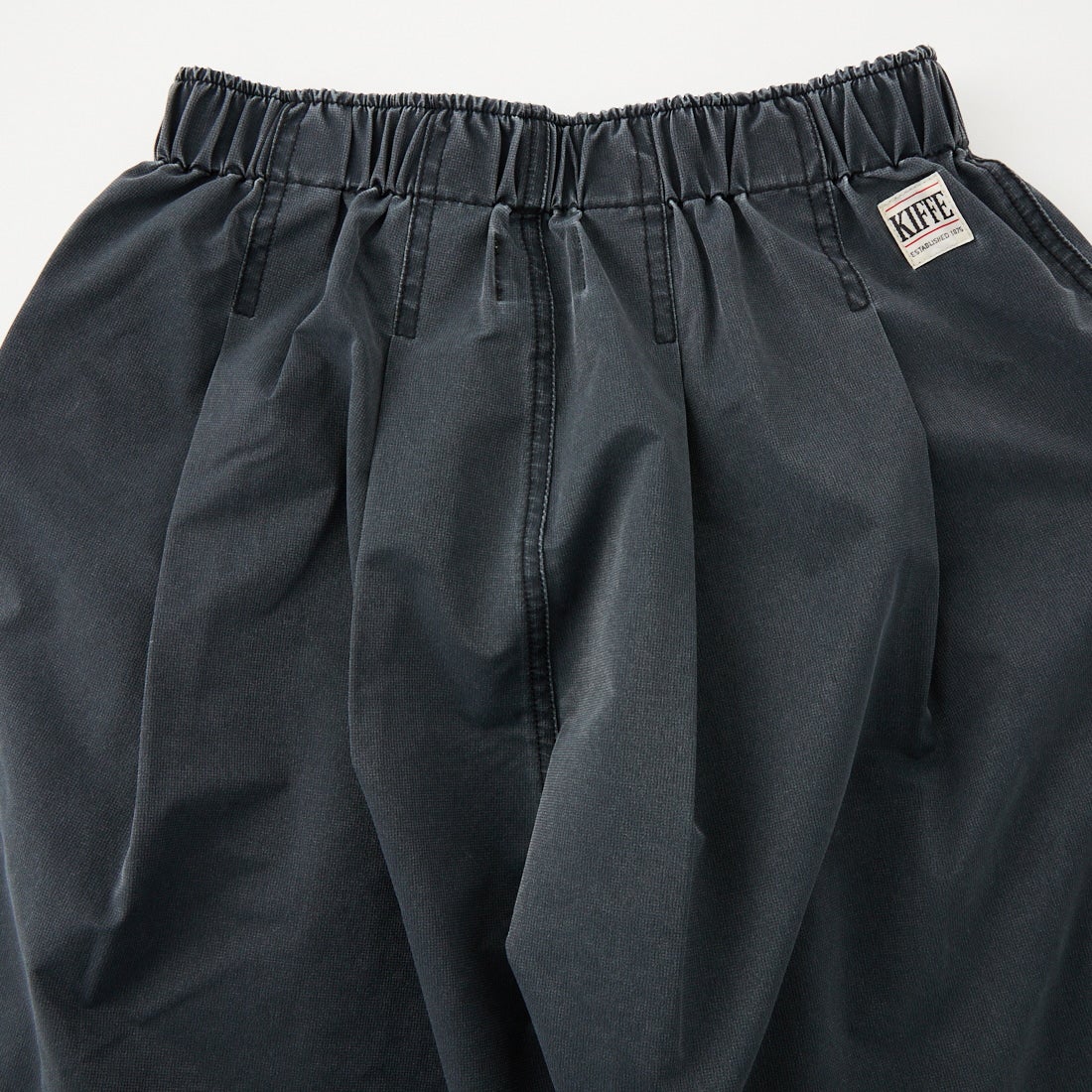 KIFFE [キッフェ] ギャザーワイドパンツ [KF261PD00062] 09 BLACK
