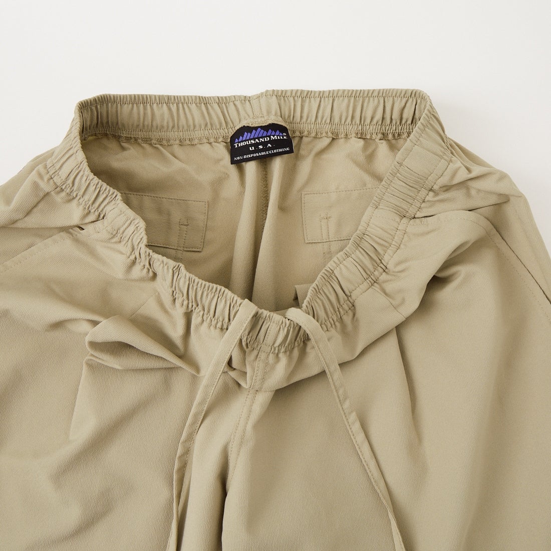 THOUSAND MILE [サウザンド マイル] 別注 ショートスリーブTシャツ パンツセットアップ [TM261HA50851-JF] 15 GREIGE