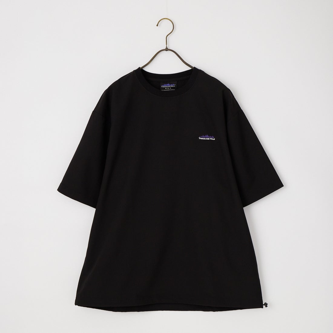 THOUSAND MILE [サウザンド マイル] 別注 ショートスリーブTシャツ パンツセットアップ [TM261HA50851-JF] 09 BLACK