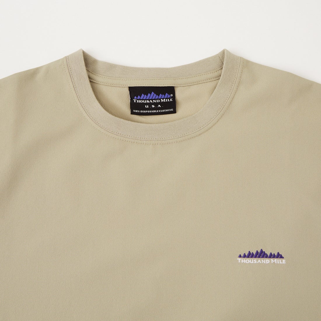 THOUSAND MILE [サウザンド マイル] 別注 ショートスリーブTシャツ パンツセットアップ [TM261HA50851-JF] 15 GREIGE