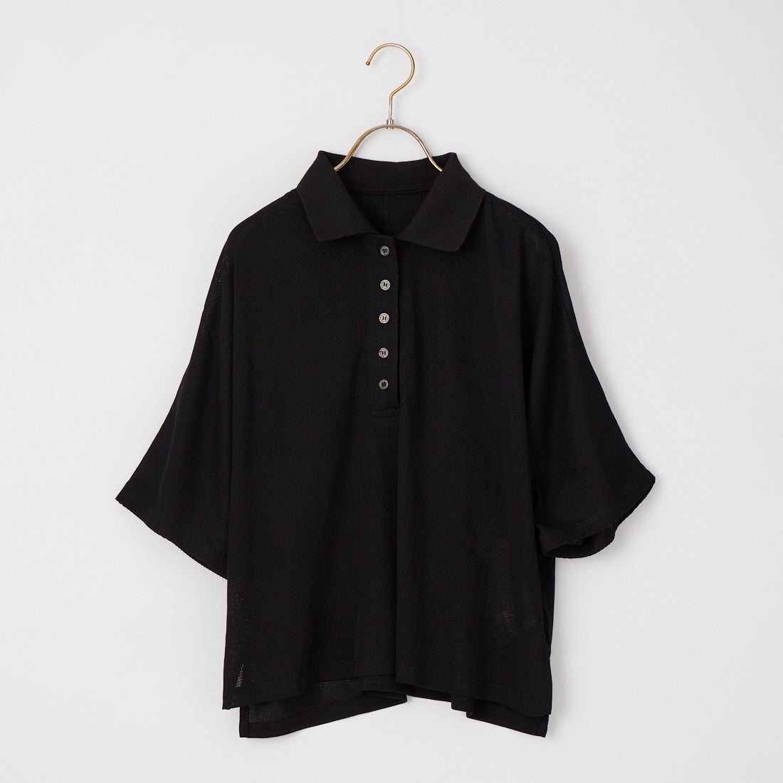 美品✨フレッドペリー サマーニット半袖ポロシャツ ブラック Sサイズ FRED PERRY（フレッドペリー） ポロシャツ ポロ 別注 シングルティップ