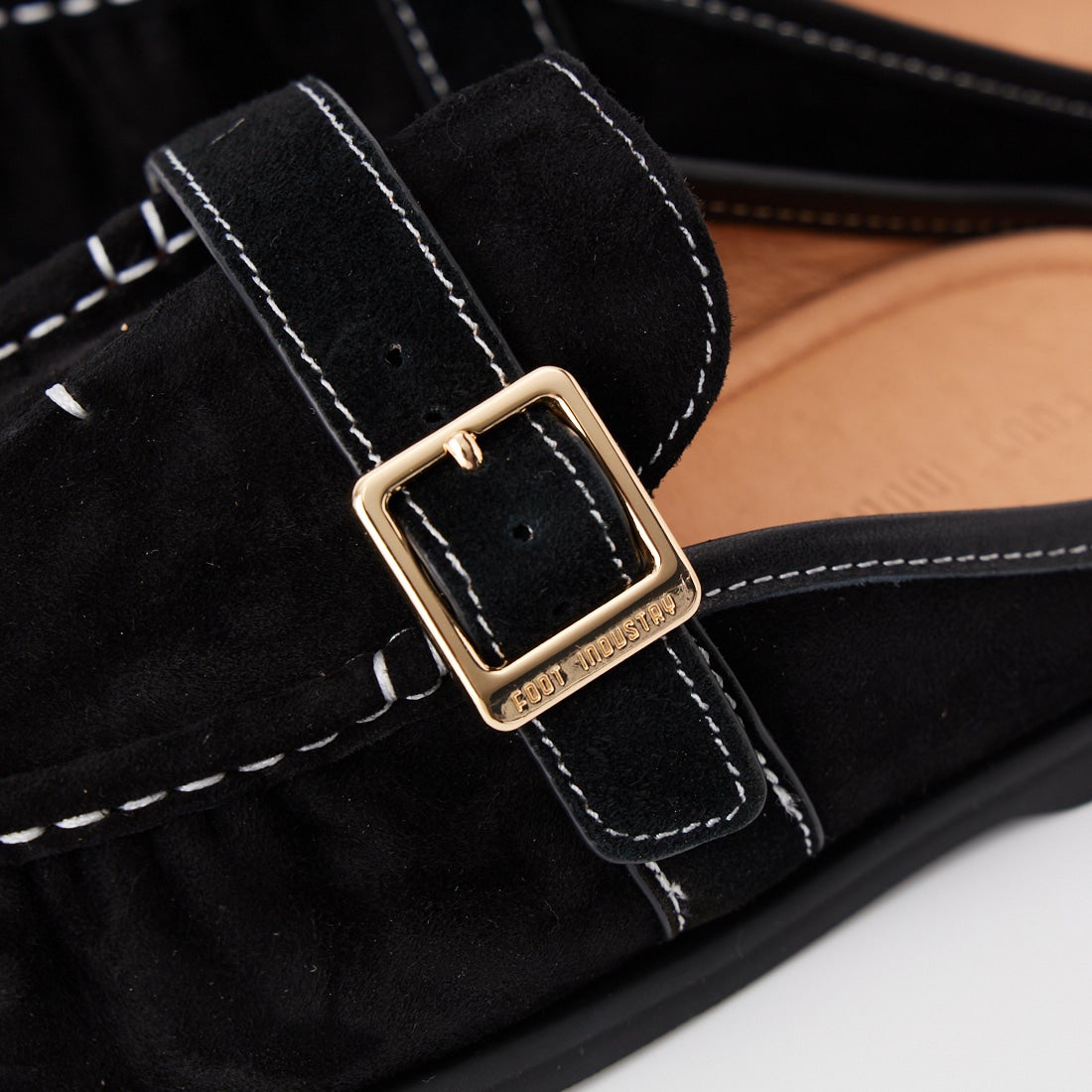 FOOT INDUSTRY [フットインダストリー] レザーミュール [AUE014-006] ANTHRACIT