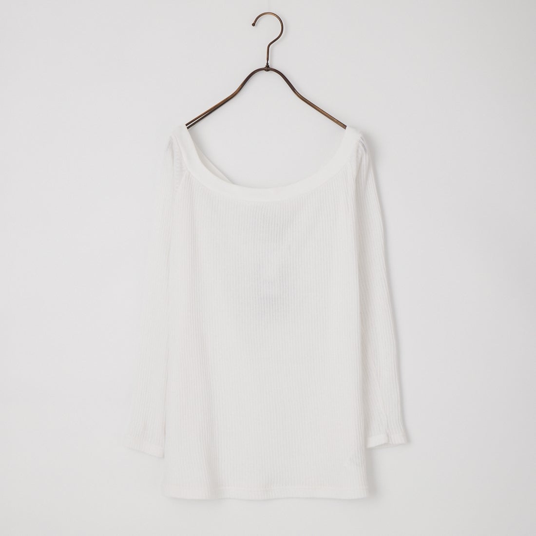 HOOP COOP [ホープコープ] ローゲージリブ ロングスリーブTシャツ [S26003] WHITE