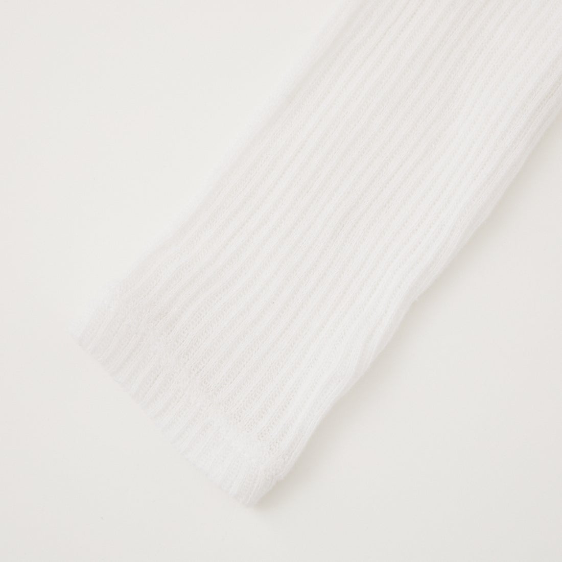 HOOP COOP [ホープコープ] ローゲージリブ ロングスリーブTシャツ [S26003] WHITE