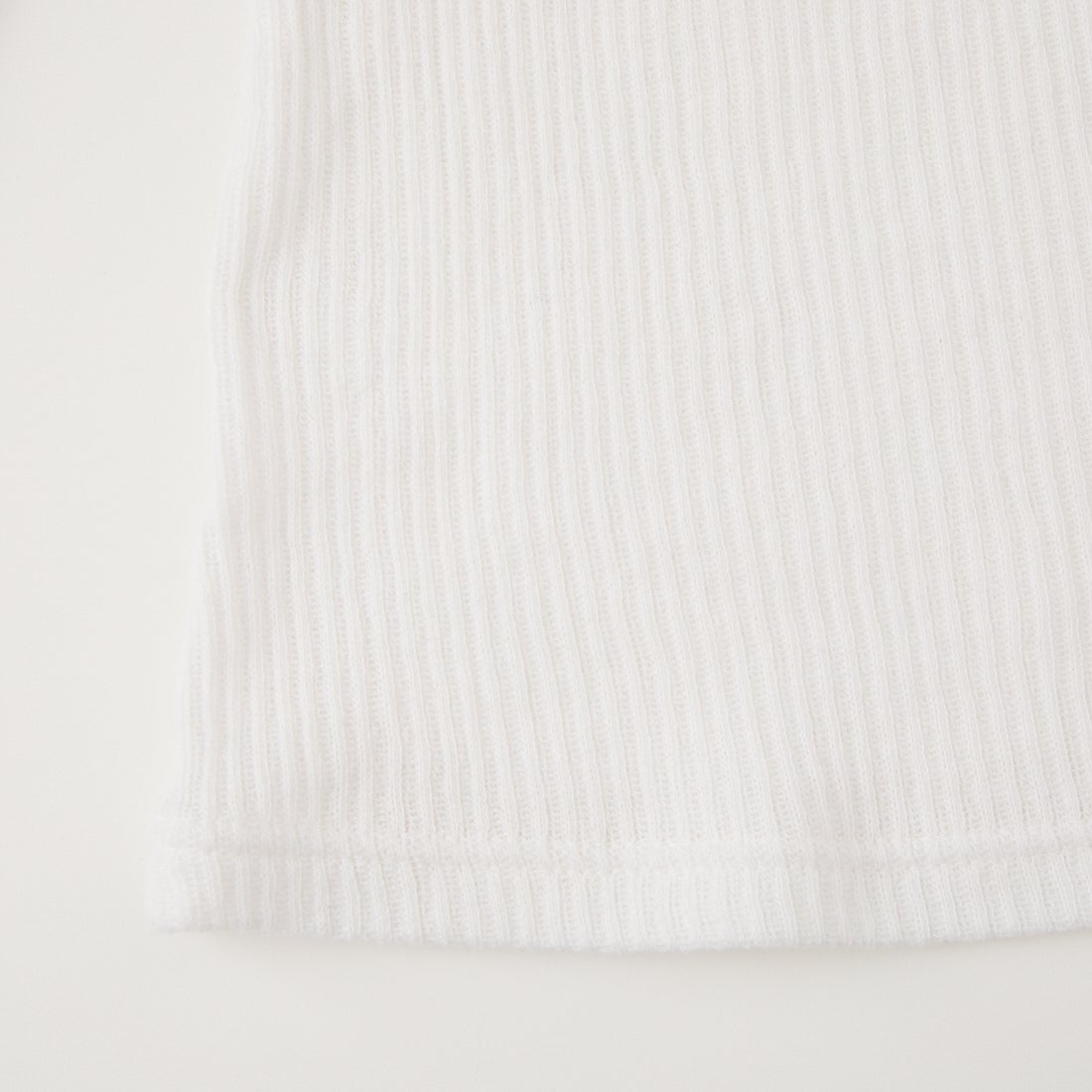 HOOP COOP [ホープコープ] ローゲージリブ ロングスリーブTシャツ [S26003] WHITE