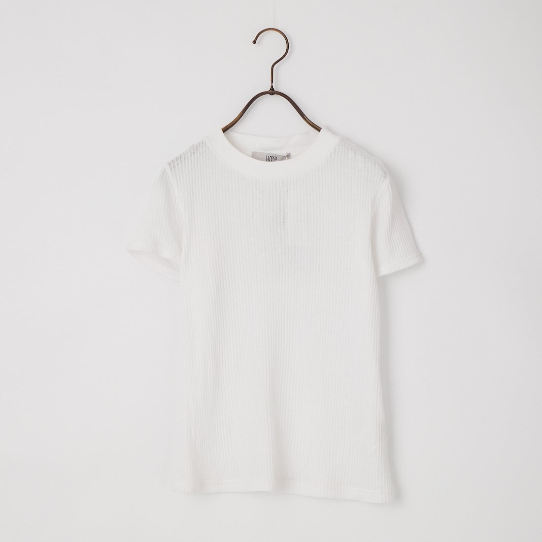 HOOP COOP [ホープコープ] ローゲージリブ ショートスリーブTシャツ [S26002] WHITE