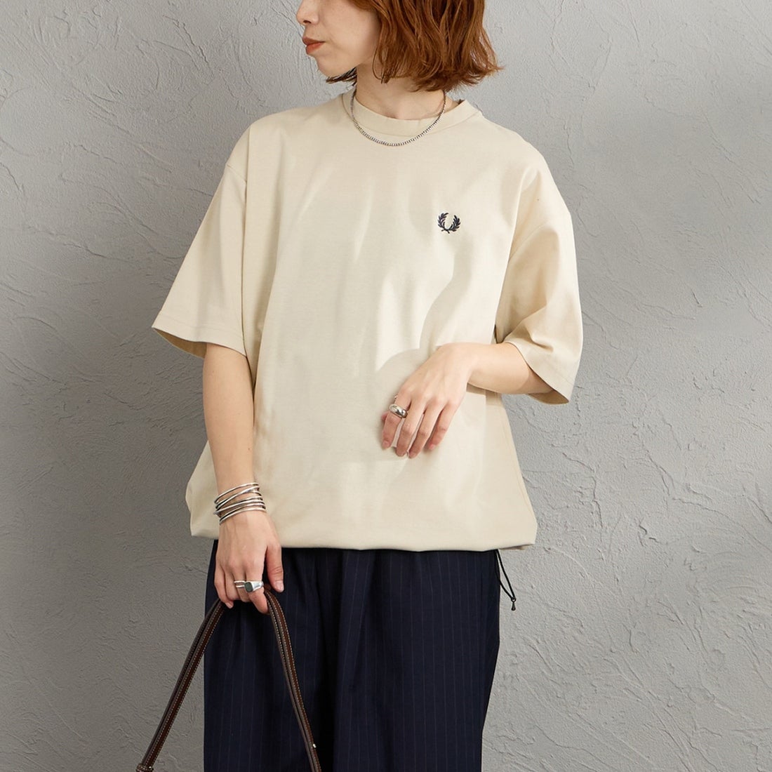 OATMEAL/AN&&モデル身長：158cm 着用サイズ：S&&