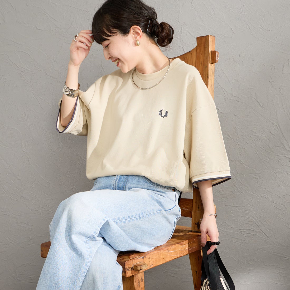OATMEAL/SN&&モデル身長：150cm 着用サイズ：S&&
