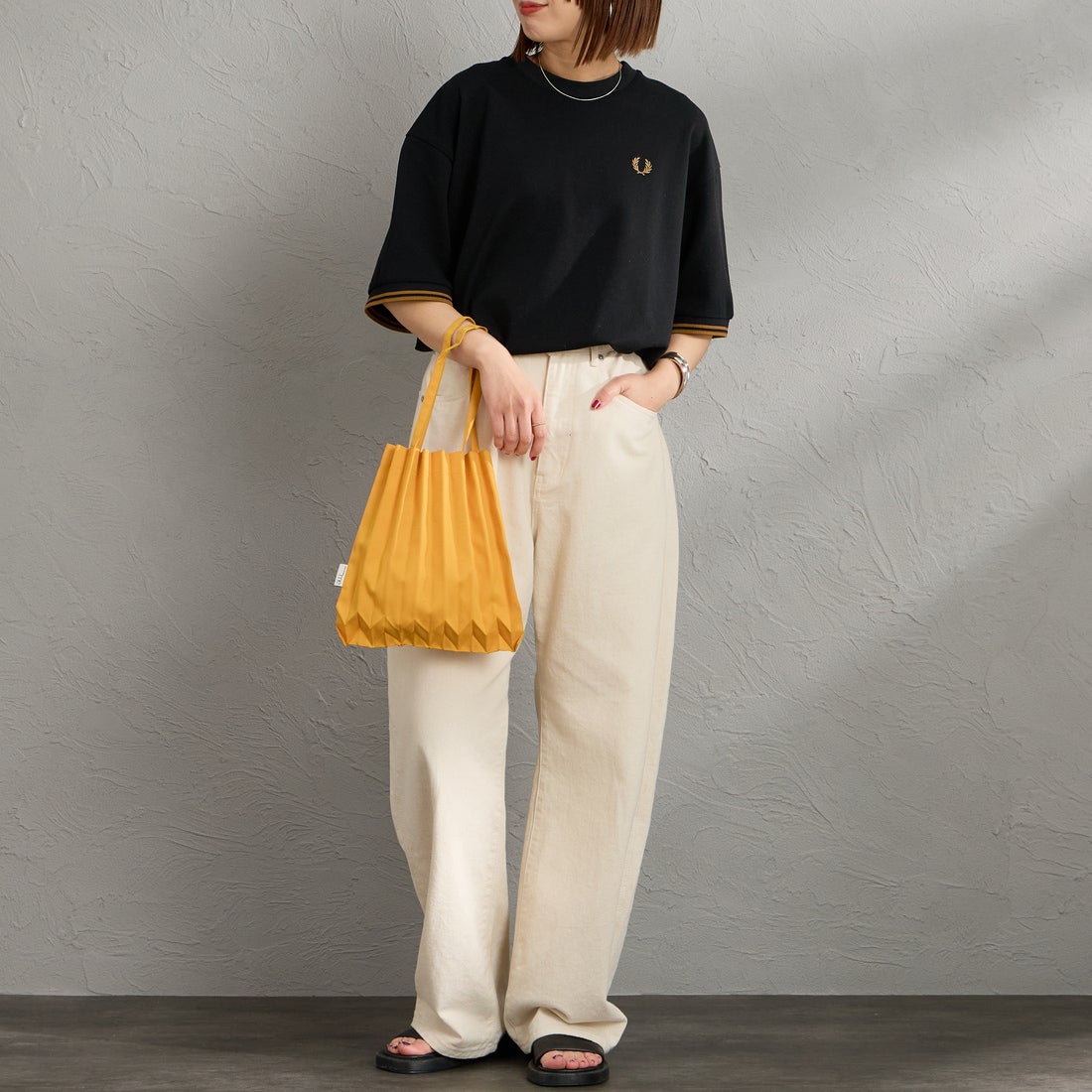 FRED PERRY [フレッドペリー] 別注 ツインティップライン ワイド