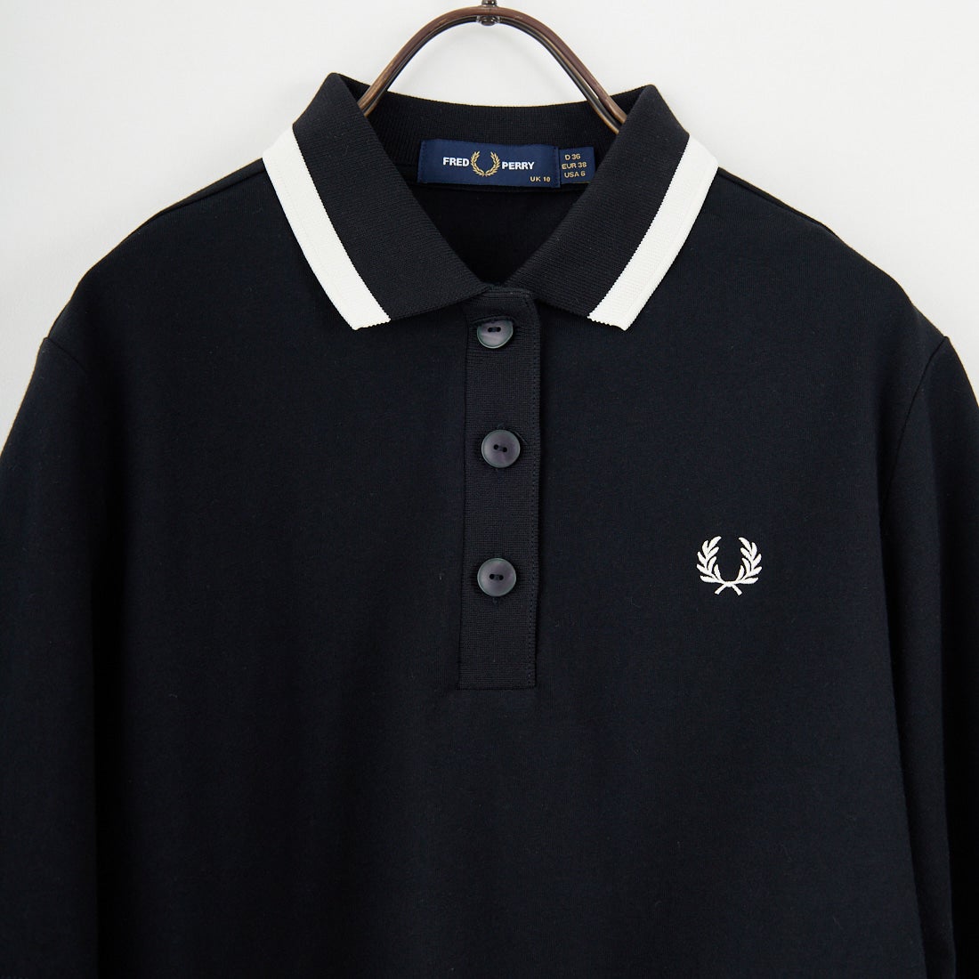 FRED PERRY [フレッドペリー] ボールドティップラインポロシャツ [G2182] 102 BLACK