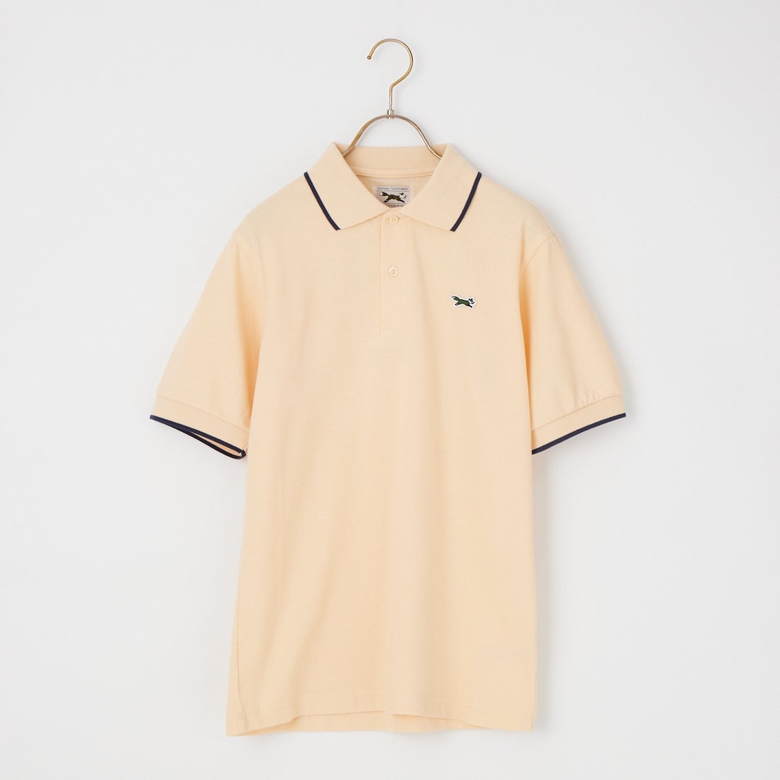 THE FOX [ザフォックス] 別注 ワンポイントロゴ ティップラインポロシャツ [JFU26SS-09-JF] ECRU