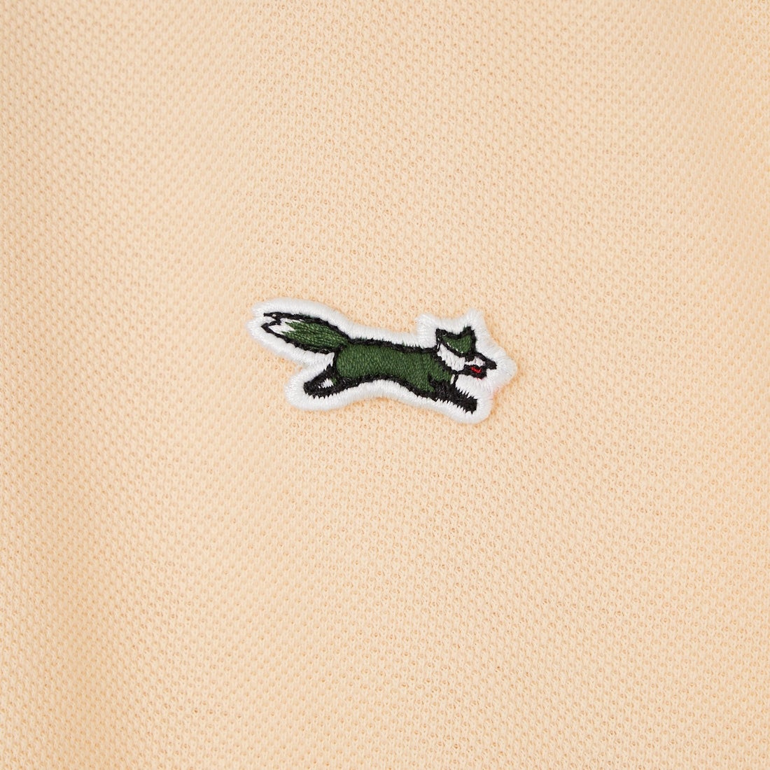 THE FOX [ザフォックス] 別注 ワンポイントロゴ ティップラインポロシャツ [JFU26SS-09-JF] ECRU