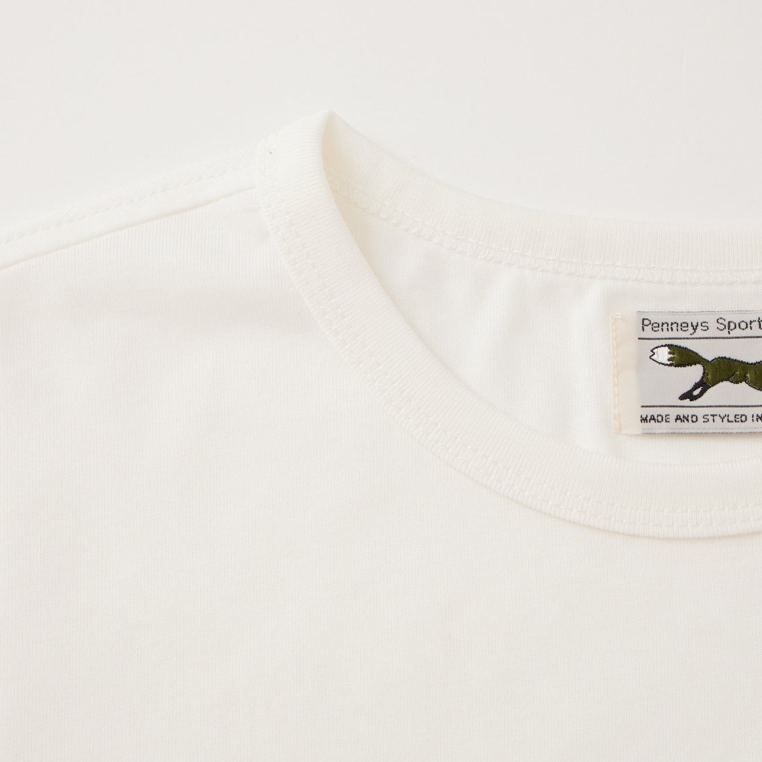 THE FOX [ザフォックス] 別注 ワンポイントロゴワッペン リンガーTシャツ [JFU26SS-10-JF] OFF
