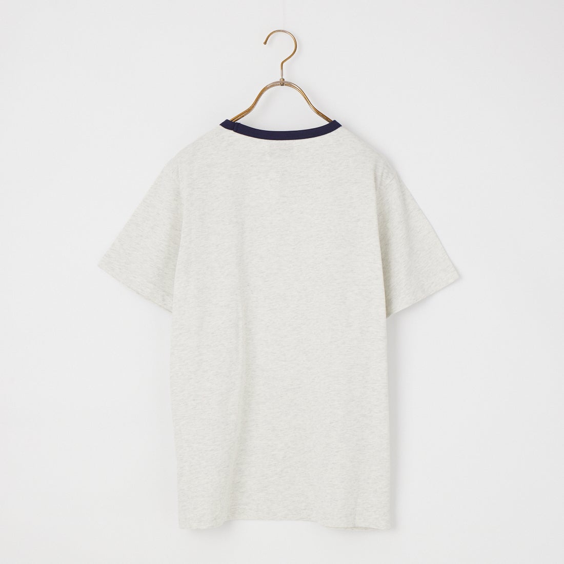 THE FOX [ザフォックス] 別注 ワンポイントロゴワッペン リンガーTシャツ [JFU26SS-10-JF] ASHォックス] 別注 ワンポイントロゴワッペン リンガーTシャツ [JFU26SS-10-JF] BLACK